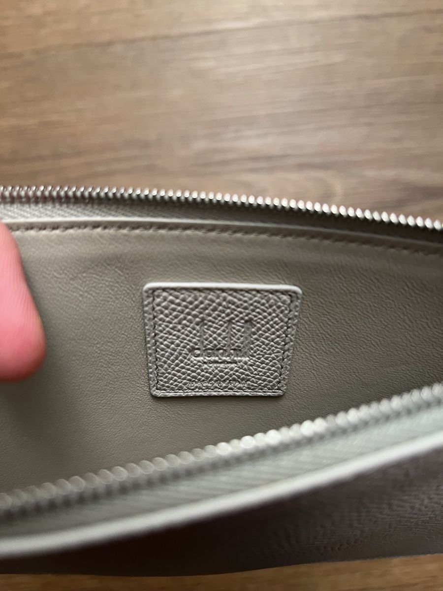Dunhill Borse: DUNHILL Pouch Leder hellgrau, ungetragen – Usato da Winkel venduto da betterade 6