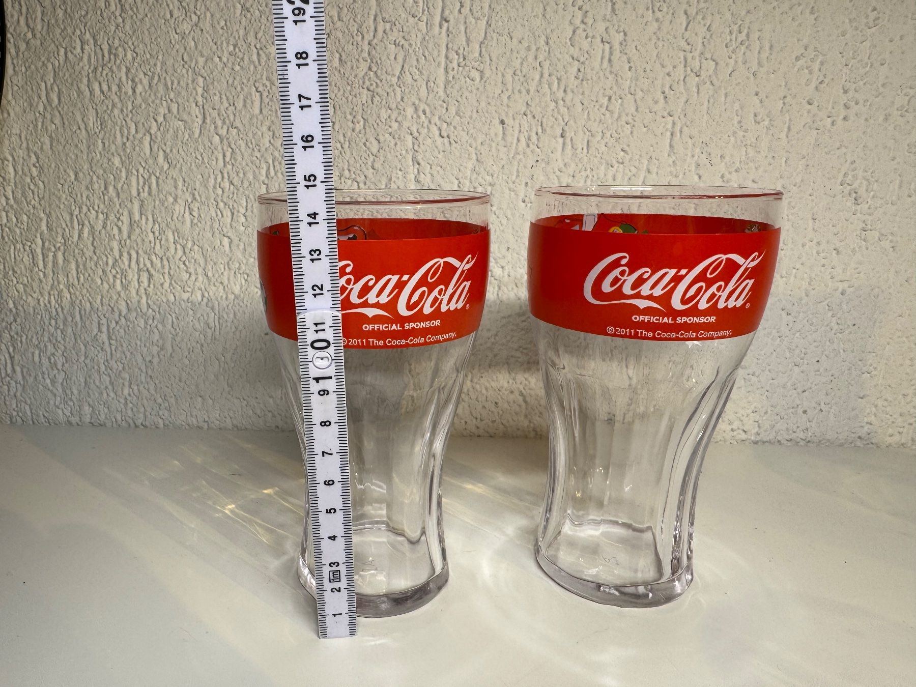 Coca-Cola Bicchieri: Coca Cola Gläser Fussball 2011 – Usato da Grosswangen venduto da Second_hand_paradise 3