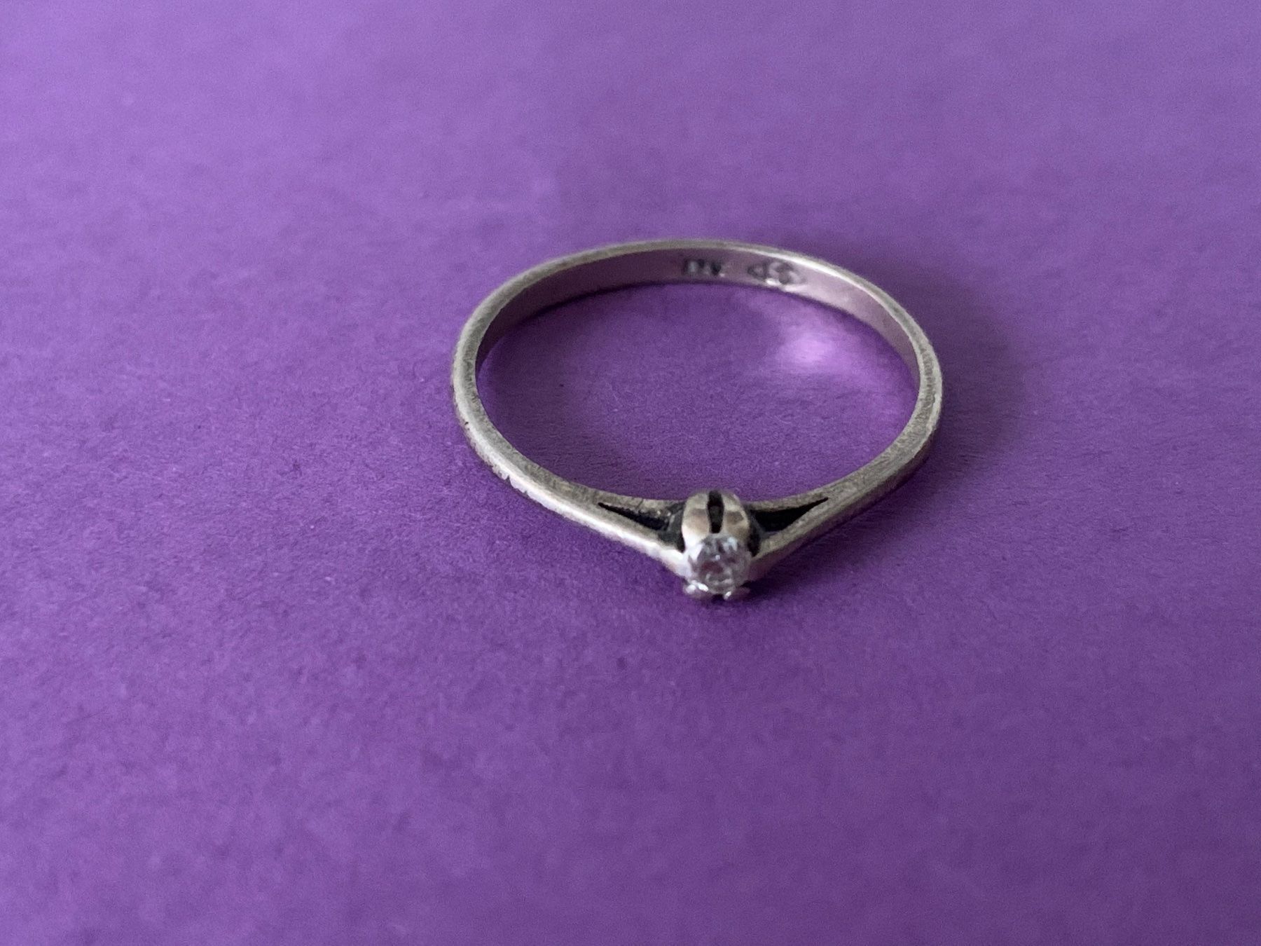 Anelli: Silberring zart chaton (59) – Usato da Dittingen venduto da Bellevista 4