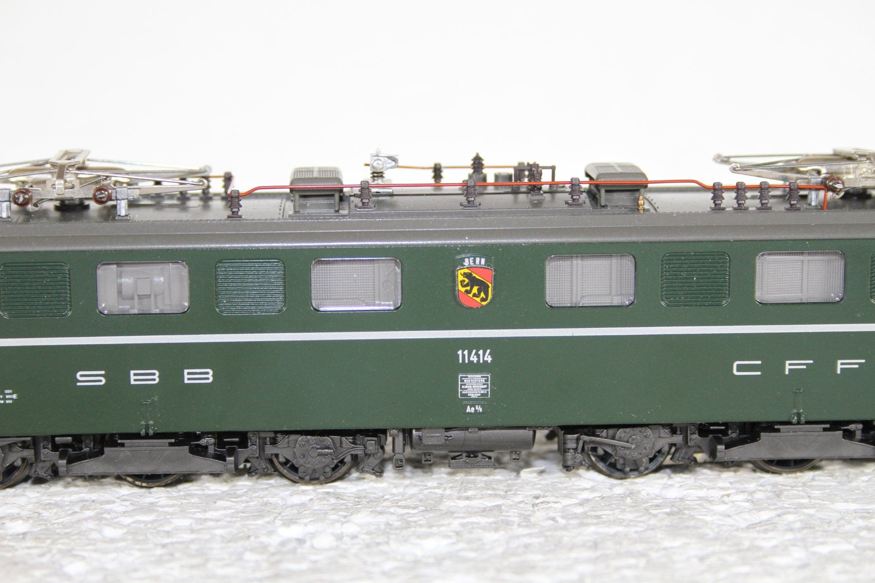 Märklin Modellini di ferrovie: Märklin 3338 SBB Ae 6/6 Bern DC analog – Usato da Triesen venduto da cor_62ts 3