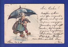 ENFANT - Sous le parapluie // pli d'angle //