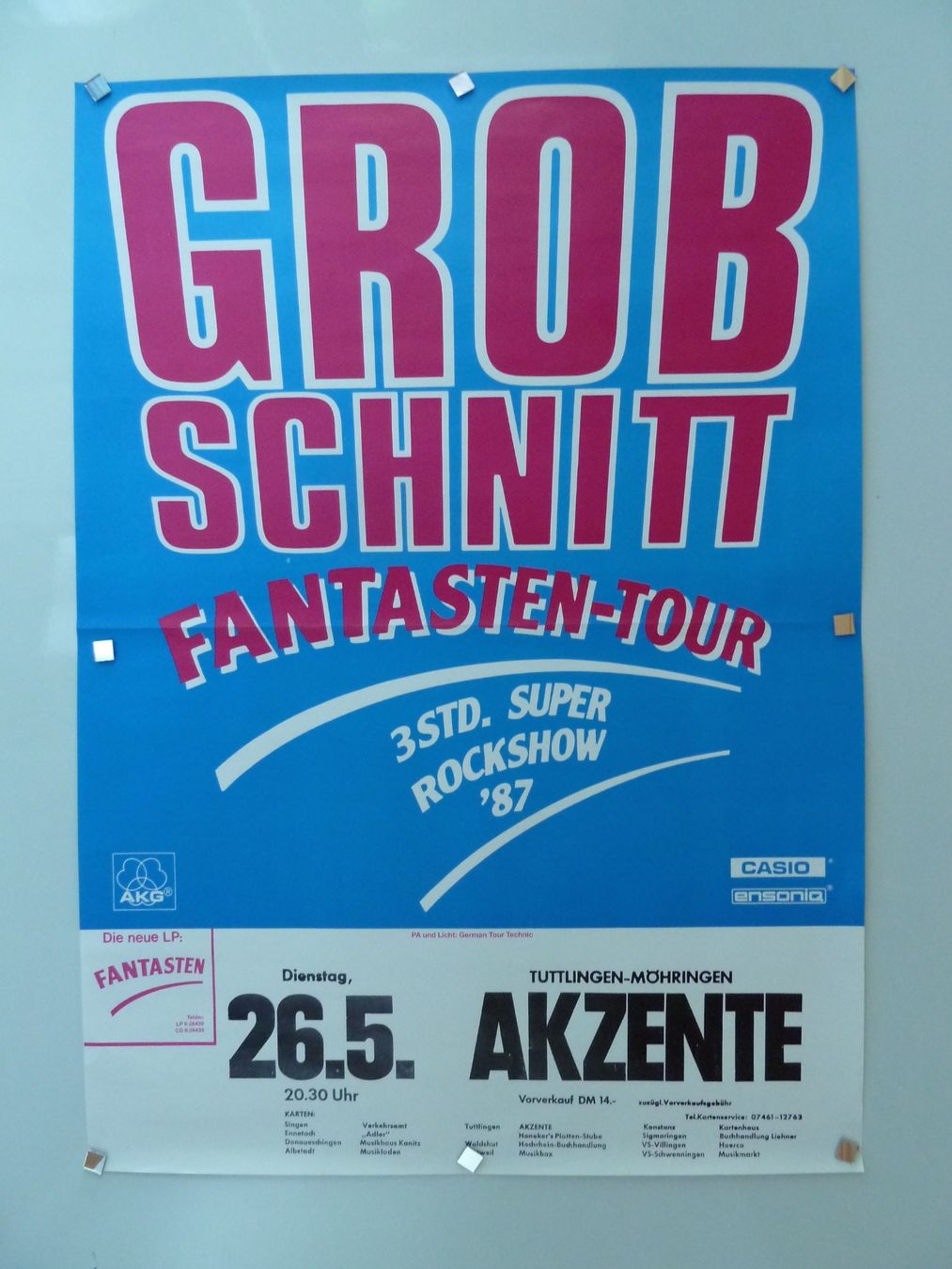 Foto & Immagini: Plakate Musikgruppe Grobschnitt – Usato da Herzogenbuchsee venduto da seeleopard 2