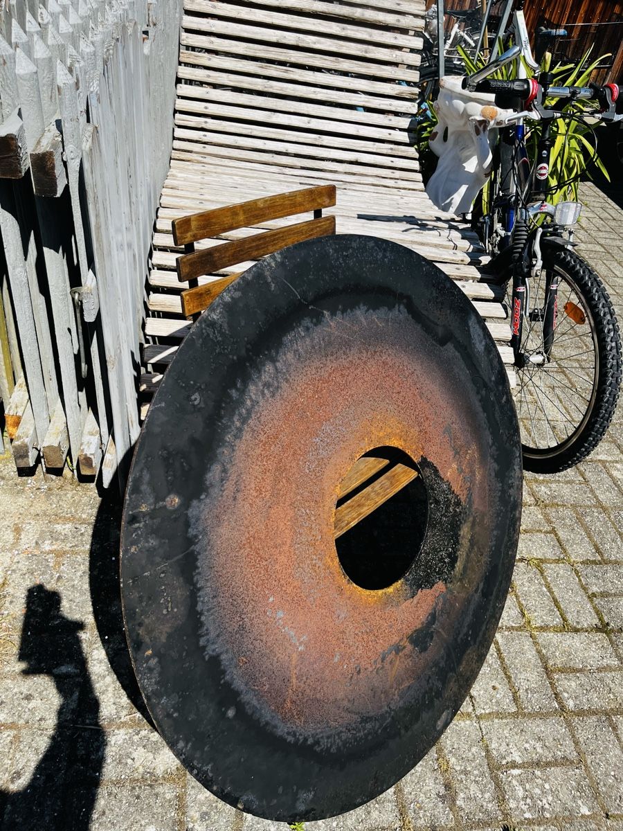 Bracieri: Grosser Feuerschale Ring Stahlring 1 Meter  – Usato da Heimenhausen venduto da Bufnof 4