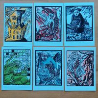 Sammlung Exlibris Annette Fritzsch - Orig. Linolschnitte