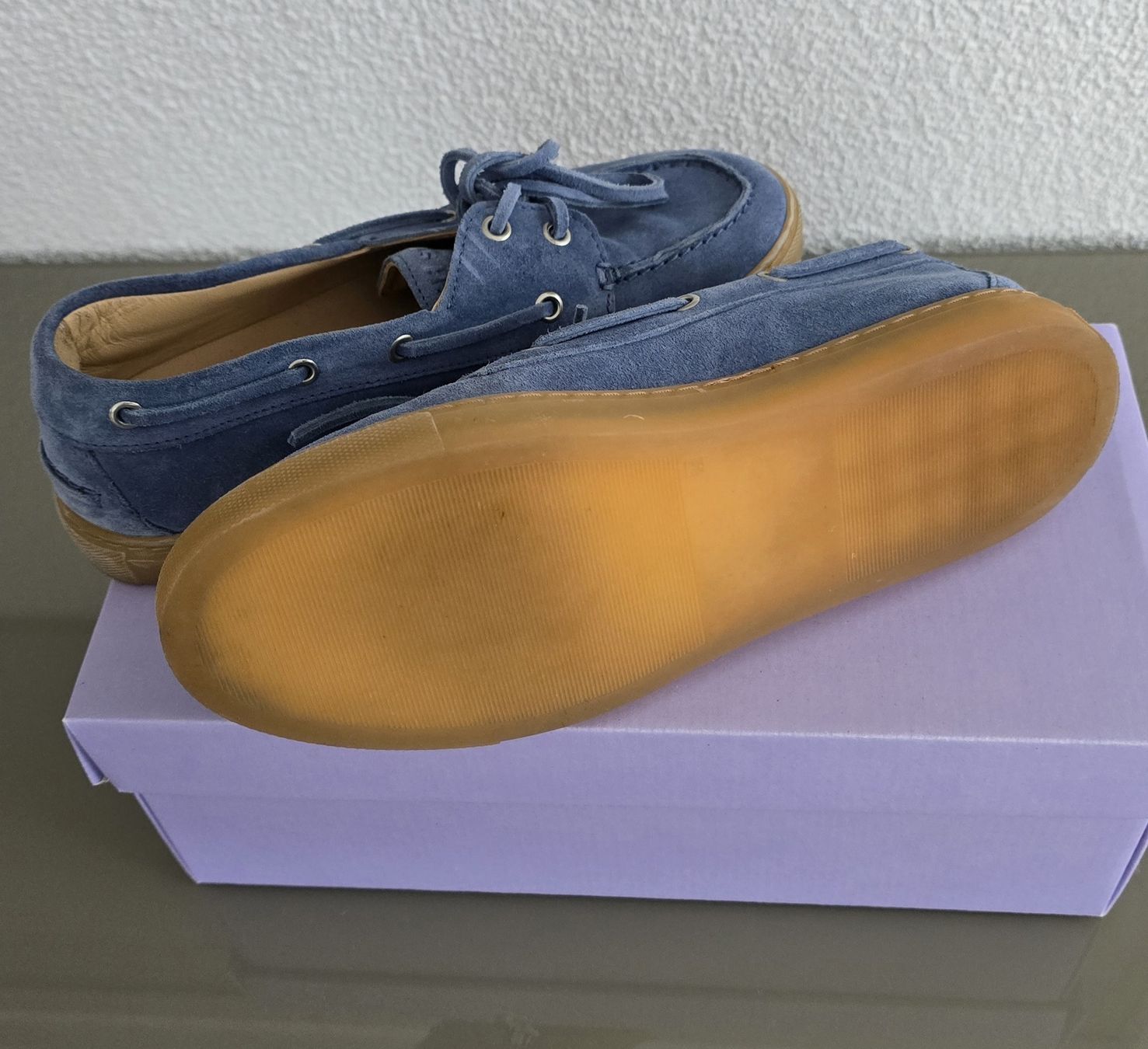 Copenhagen Scarpe da donna: Loafer Copenhagen 37 blau Wildleder – Nuovo e nell'imballaggio originale da Untereggen venduto da cla_kb2w 4