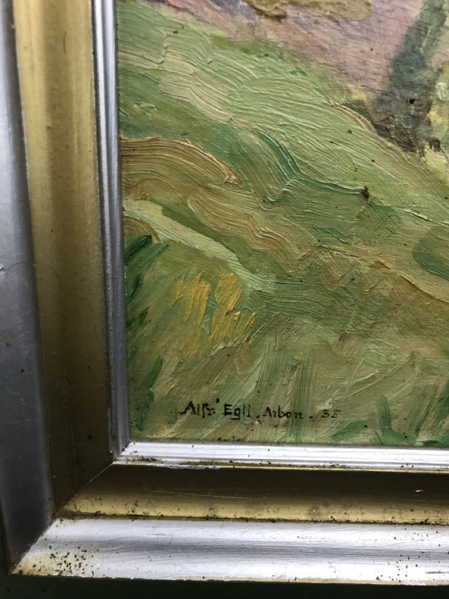 Dipinti: EGLI ALFRED ARBON 1935 – Usato da Wolfhalden venduto da SecondAntique 6