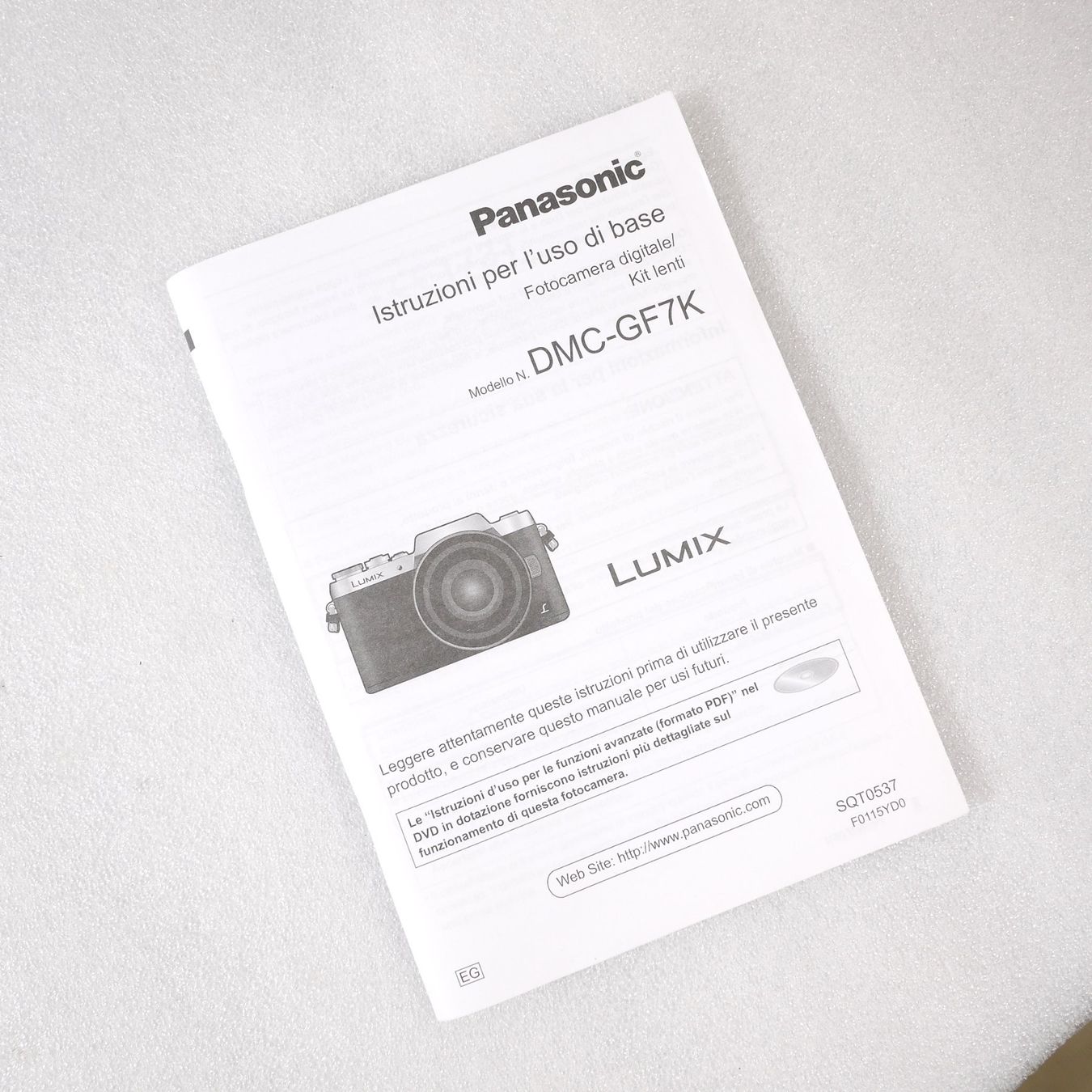 Panasonic Kamera: Panasonic Lumix DMC-GF7K DE / IT Manual – Gebraucht aus Egg b. Zürich von JCB 1