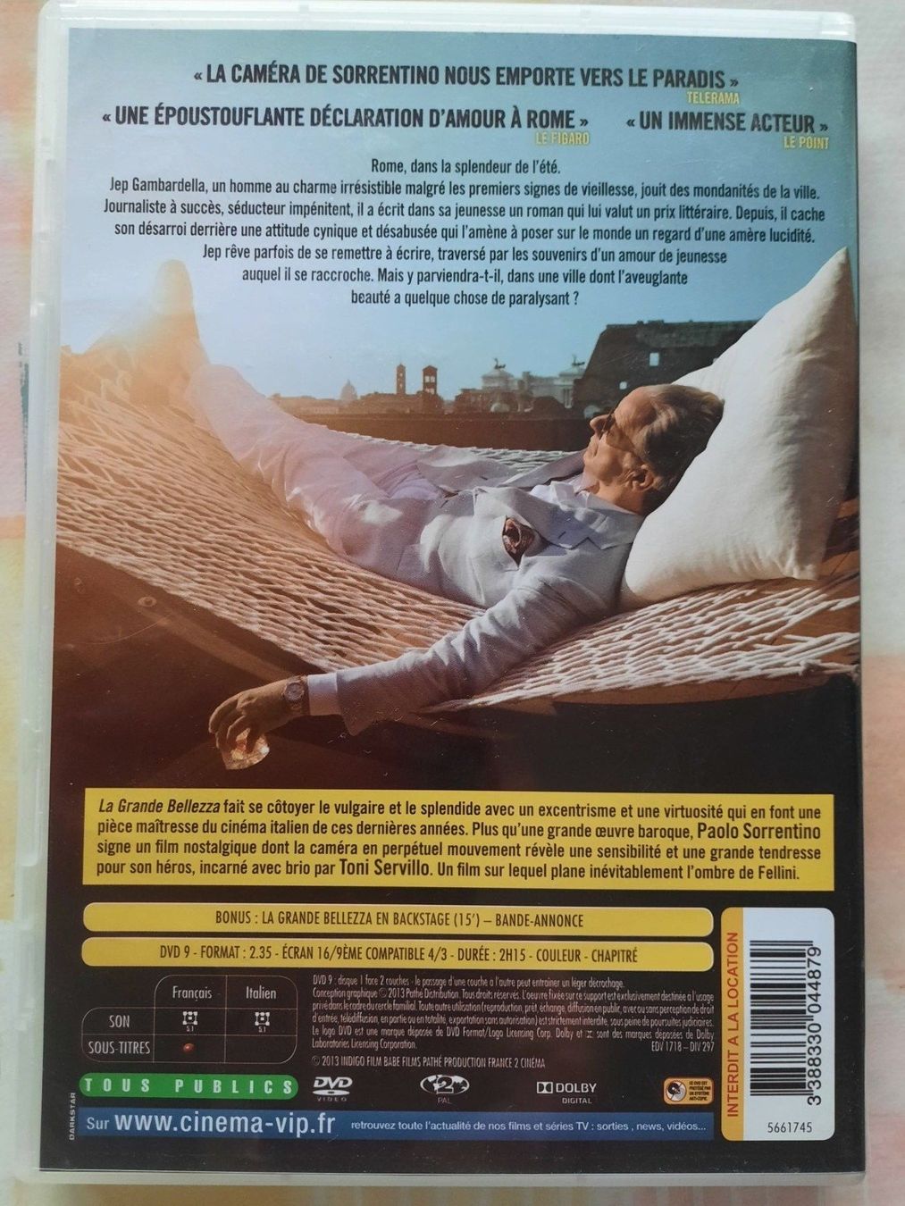 Alle DVDs: DVD Film " La grande Bellezza " – Gebraucht aus Pully von bro_n52j 1
