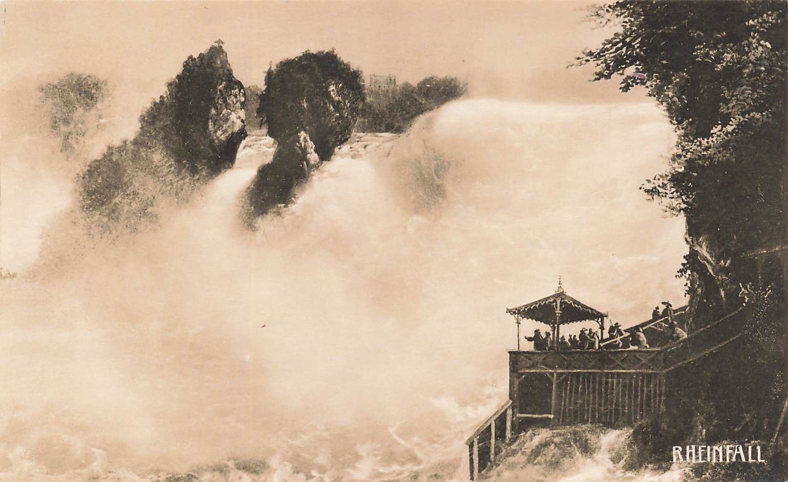 Cartoline postali: Rheinfall Schaffhausen – Usato da Biasca venduto da Blenio71