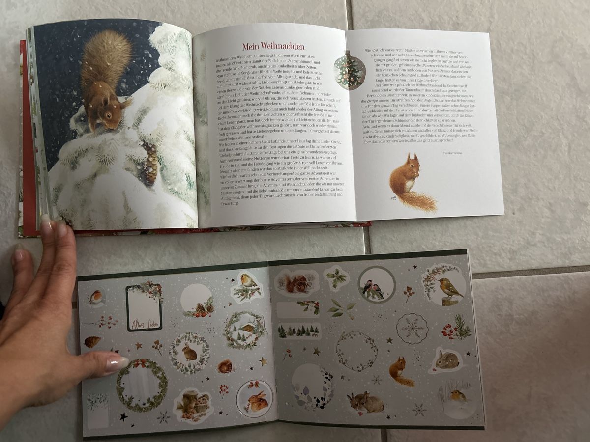 Bücher: Buch Weihnacht Und Stickerheft – Neu (gemäss Beschreibung) aus Lostorf von Venice16 2