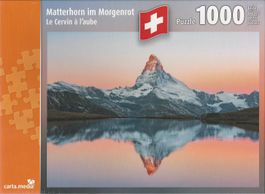 1000 PIECES PUZZLE MATTERHORN IM MORGENROT - LE CERVIN A L'A