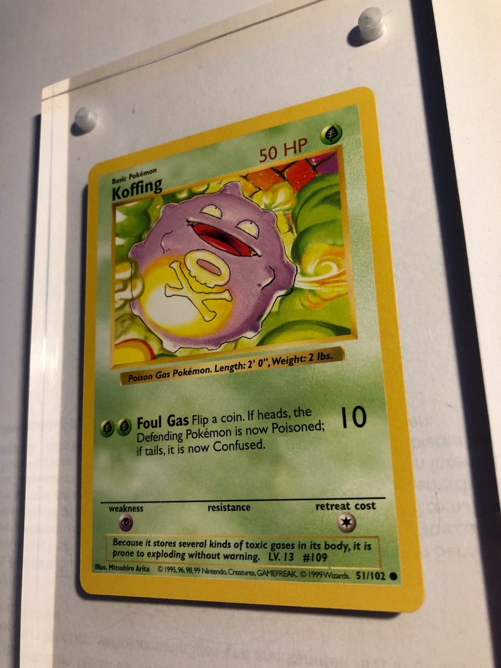 Sammelbilder & Trading cards: Koffing Base Set Shadowless - MINT - ab 1.- – Gebraucht aus Giubiasco von dan_pr8b 2