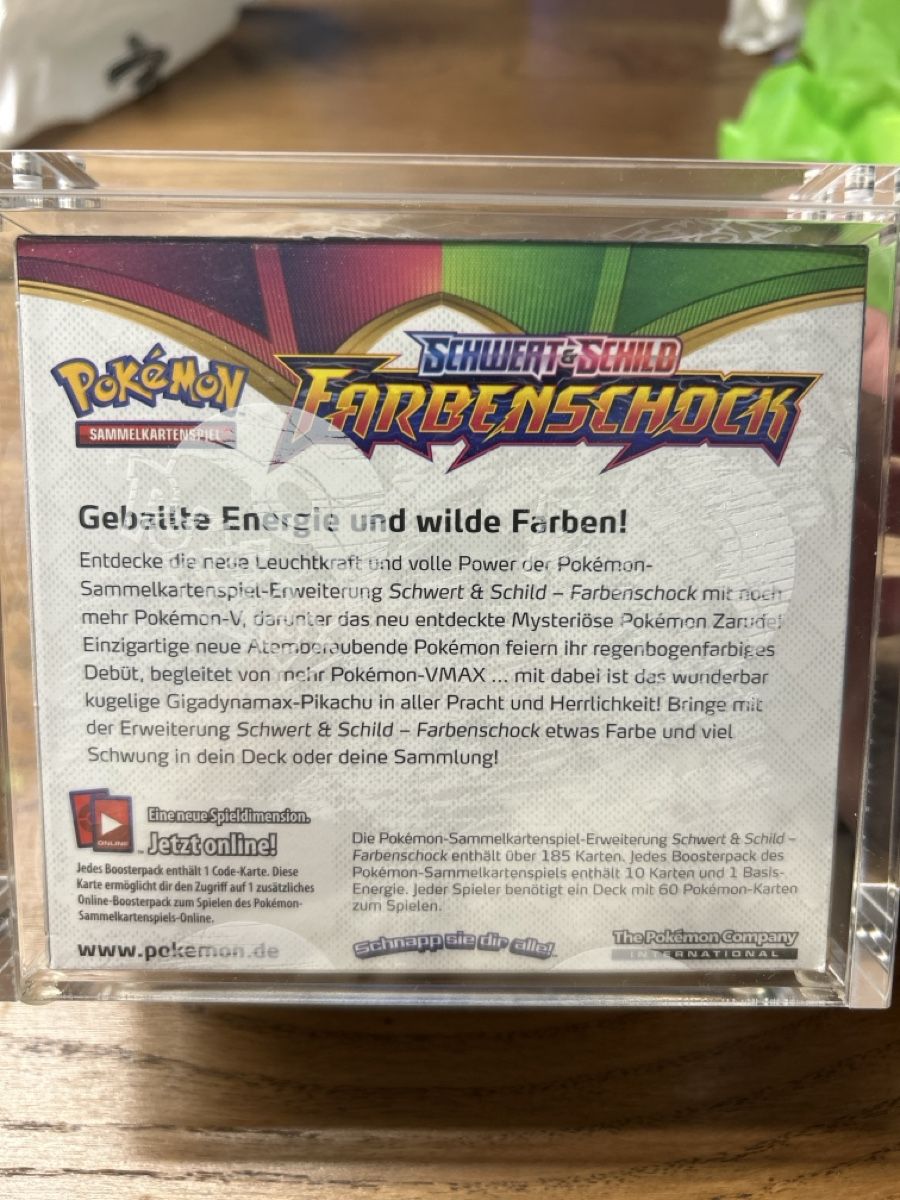 Pokémon Sammelbilder & Trading cards: Farbenschock display – Neu und originalverpackt aus Stüsslingen von SSchiro 1