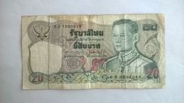 Billet banque Thailande 20 Bath série 1981 BE