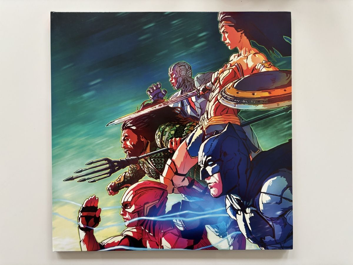 Dischi in vinile: Justice League - Soundtrack 2LP Blue/Black – Nuovo (secondo la descrizione) da Zug venduto da din_j97m