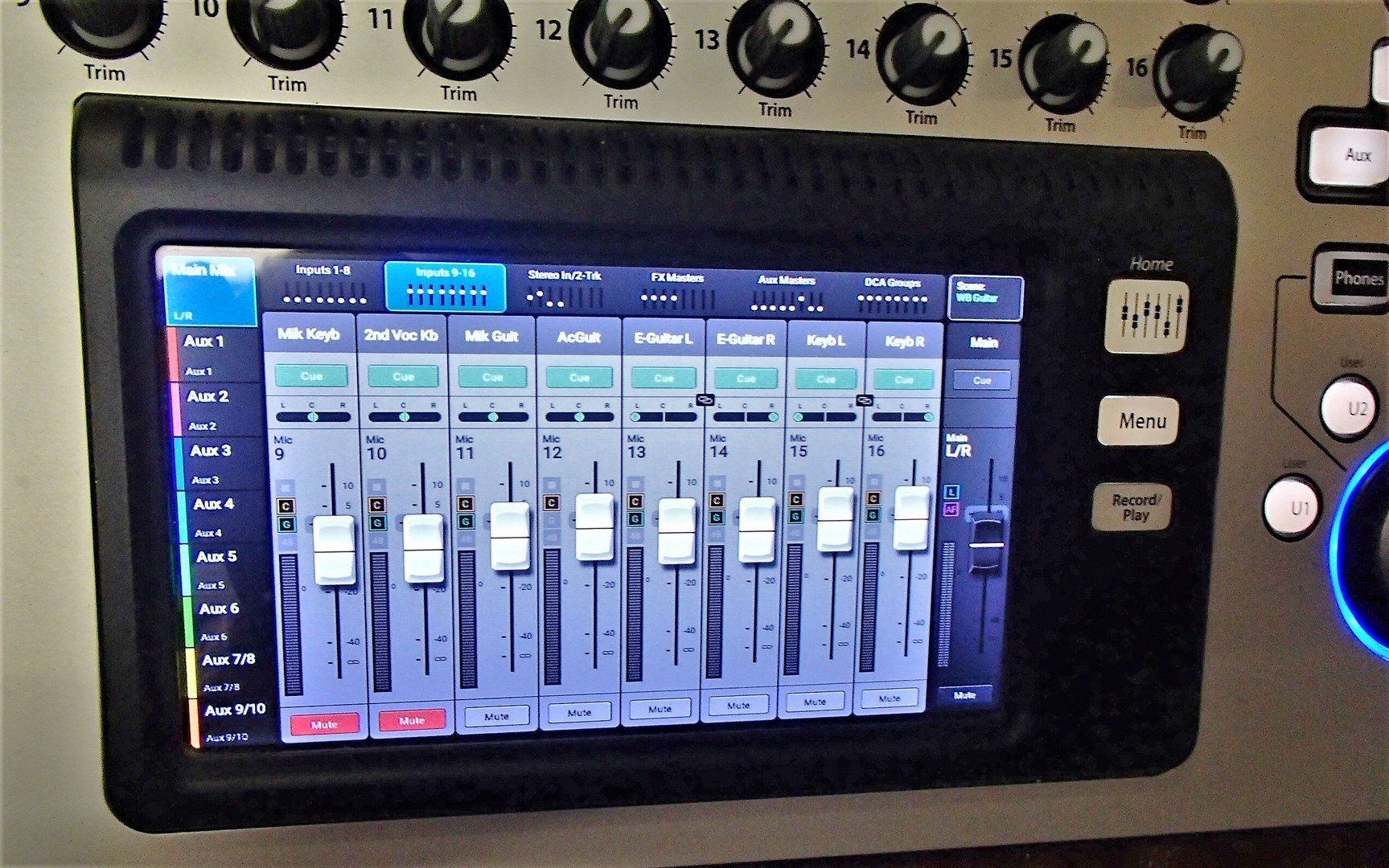 Qsc Console di mixaggio: Digital-Mischpult QSC TouchMix 16 mit Case – Usato da Wattwil venduto da webrawa 5