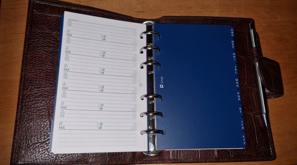 Organisator, Kalender, Leder, neuwertig | Kaufen auf Ricardo