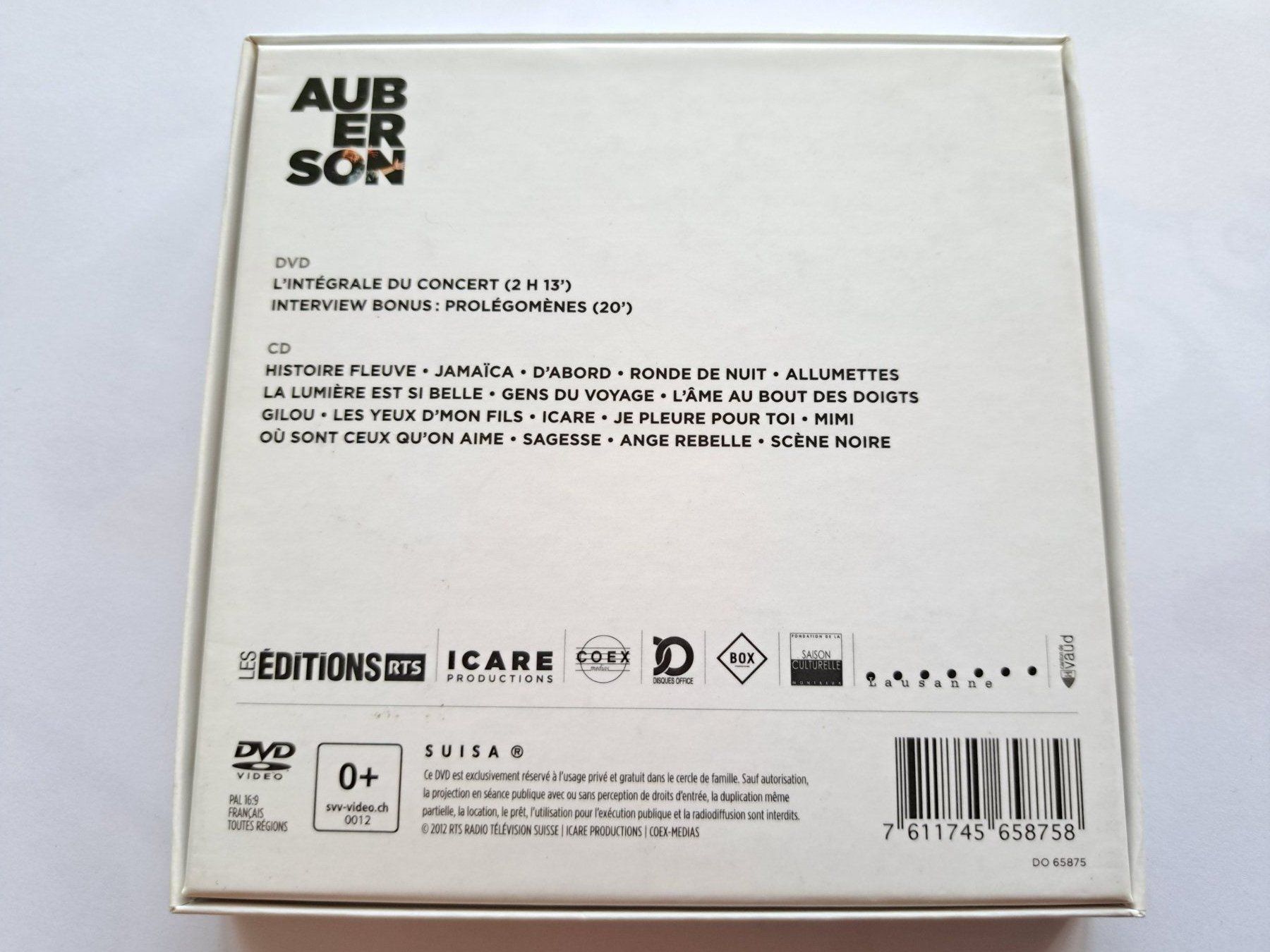 CD: CD Auberson - CD + DVD Live Montreux  – Usato da Pully venduto da bro_n52j 1
