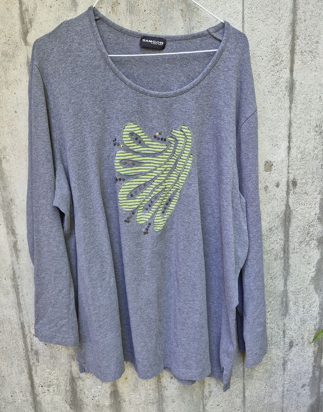 T-shirt: Shirt Samoon Langarm, Gr. 48/50 – Usato da Illnau venduto da Bab58blau