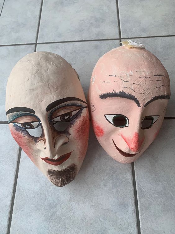  Larven, Masken, Fastnacht (Gebraucht) in Altnau für CHF 7 – nur Illustration 