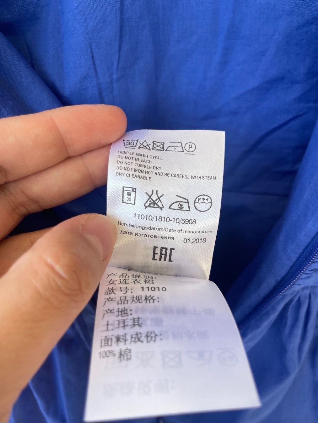 Vestiti: Laurèl Sommerkleid blau Gr. 34 – Nuovo (secondo la descrizione) da Brütten venduto da Rod816 7