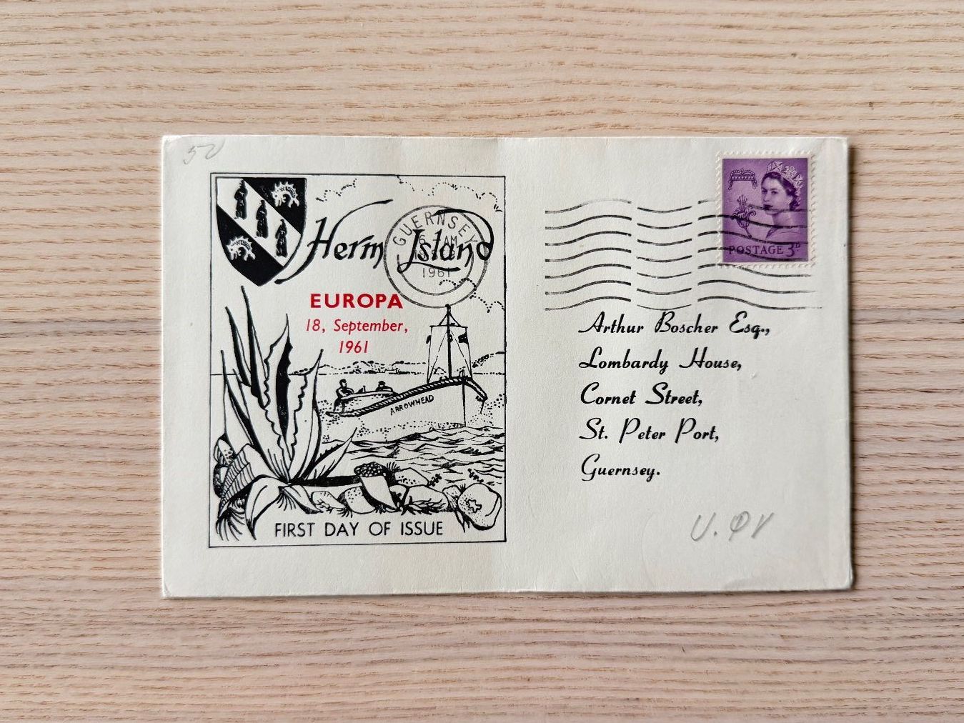 Tutti i francobolli: FDC Island 18. September 1961 – Usato da Abtwil SG venduto da Frapi