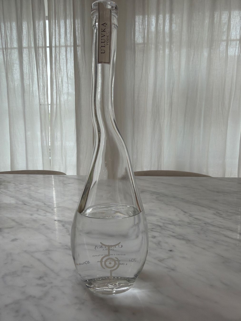 Spirituosen: Uluvka Vodka Flasche 70cl geöffnet – Gebraucht aus Roggwil TG von est_r5x7