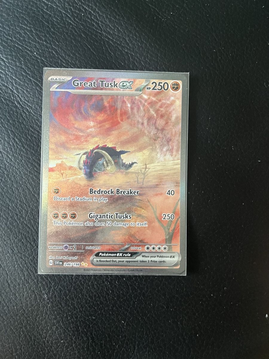 Pokémon Carte collezionabili: Great Tusk SIR – Nuovo (secondo la descrizione) da Dübendorf venduto da LCDH55