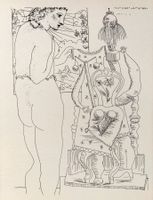 Pablo Picasso "Suite Vollard" Lithographie Blatt 74