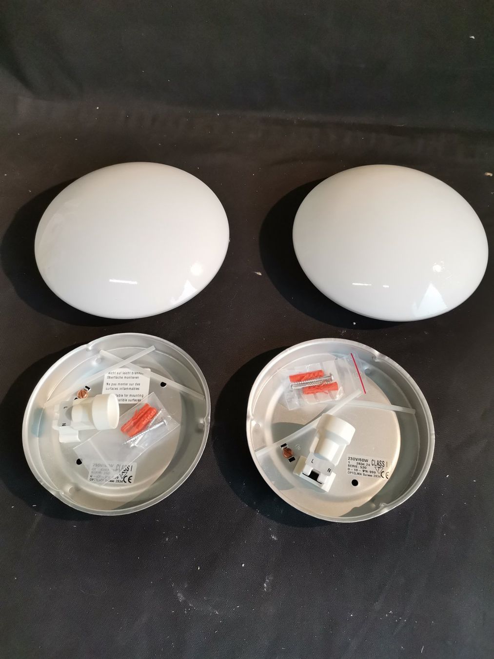 Lampadari & plafoniere: Deckenlampe Optelma, Lampe, zwei Deckenlampen, Leuchte – Usato da Wiedlisbach venduto da materialkreislauf