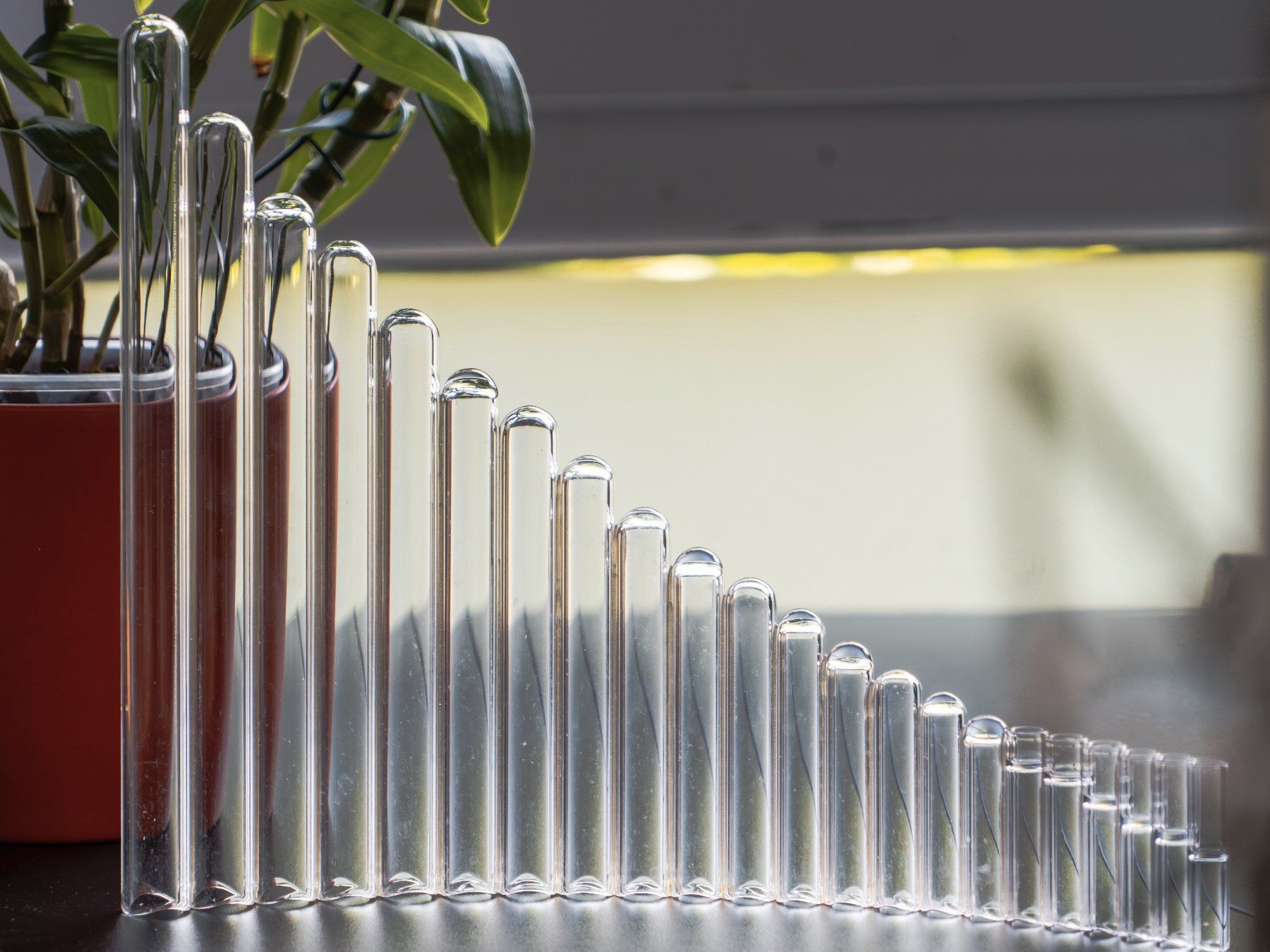 Strumenti musicali: Glas-Panflöte mit Koffer – Usato da Unterseen venduto da powerpan 1