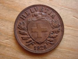 (K1) 2 Rappen 1926 VZ