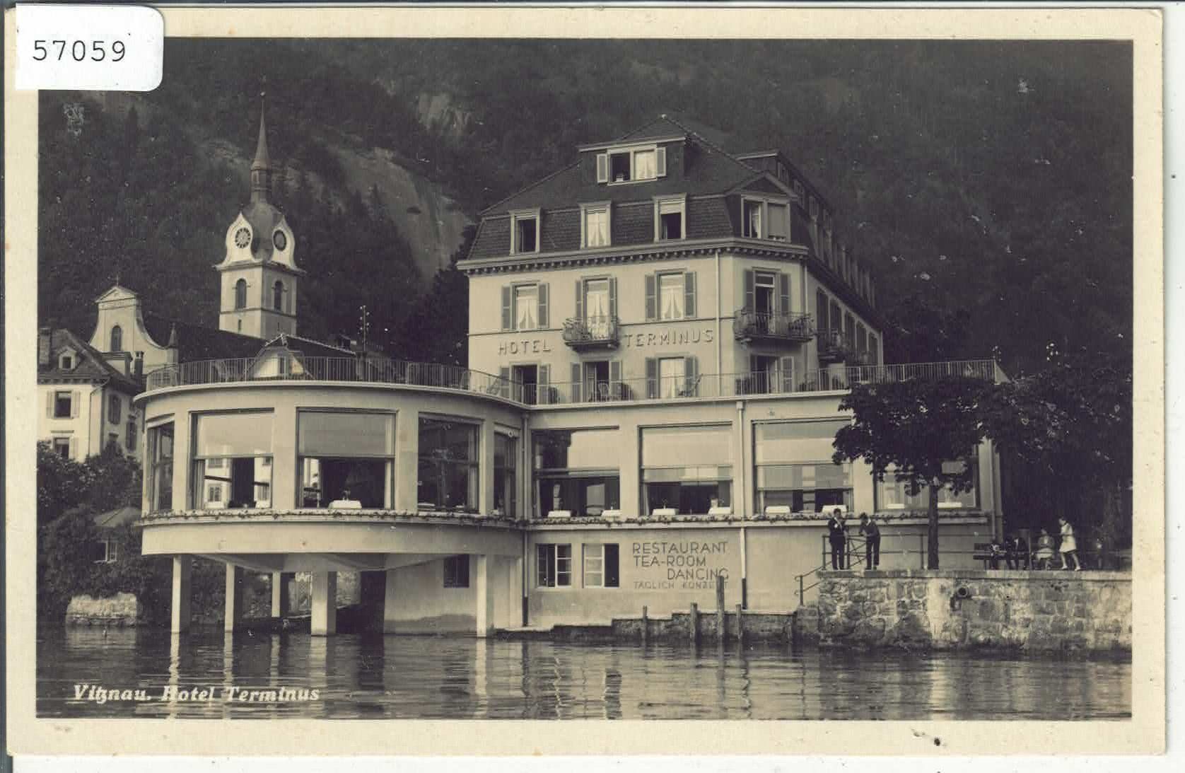 Ansichtskarten: Vitznau - Hotel Terminus – Gebraucht aus Ettingen von Kartenplanet