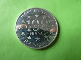 Frankreich 1995, 100 Francs, Alhambra  Silber 22.28 g