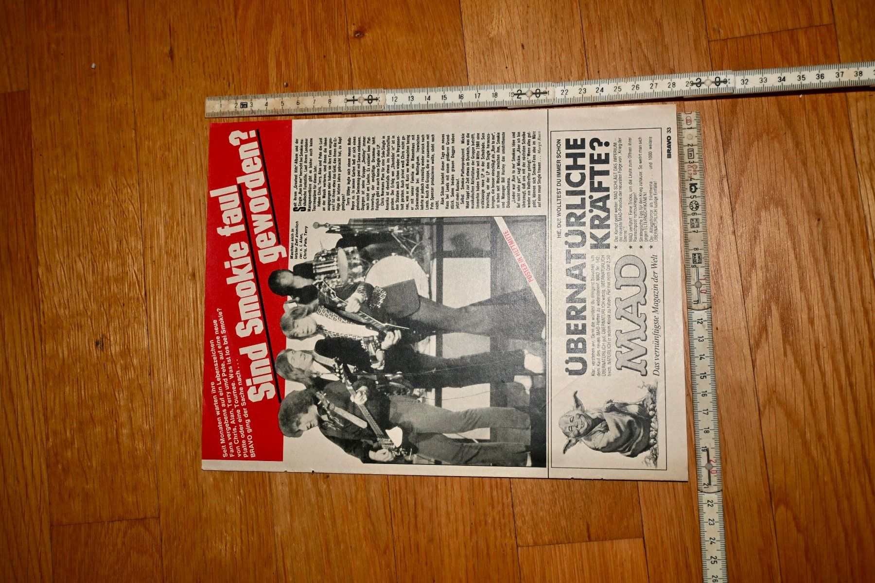 Zeitschriften & Magazine: VINTAGE Bravo Poster KISS eric carr – Gebraucht aus Pfaffhausen von mono_rec 7