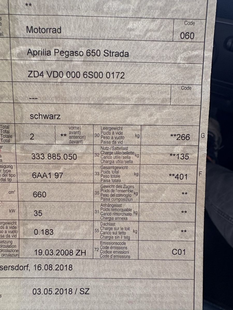 Aprilia Route: Motorrad – D'occasion à Dintikon par Marcello7 5