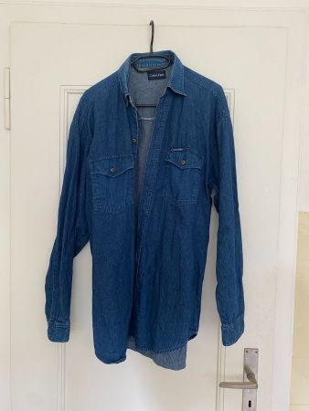 Calvin Klein Jeans Denim-Hemd – 90er-Stil – Grösse L