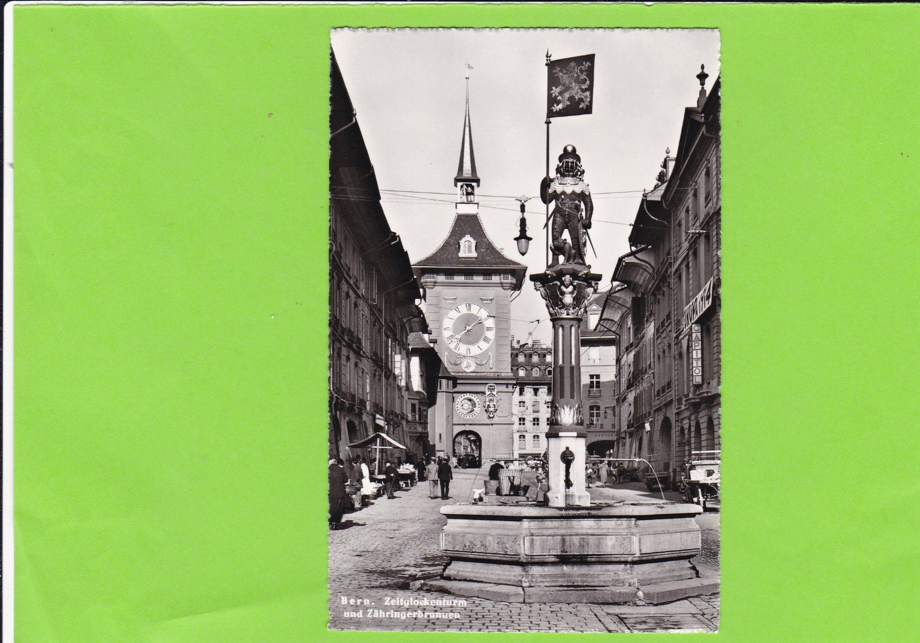 Cartoline postali: Bern-Zeitglockenturm-belebt – Usato da St. Peterzell venduto da neckertal
