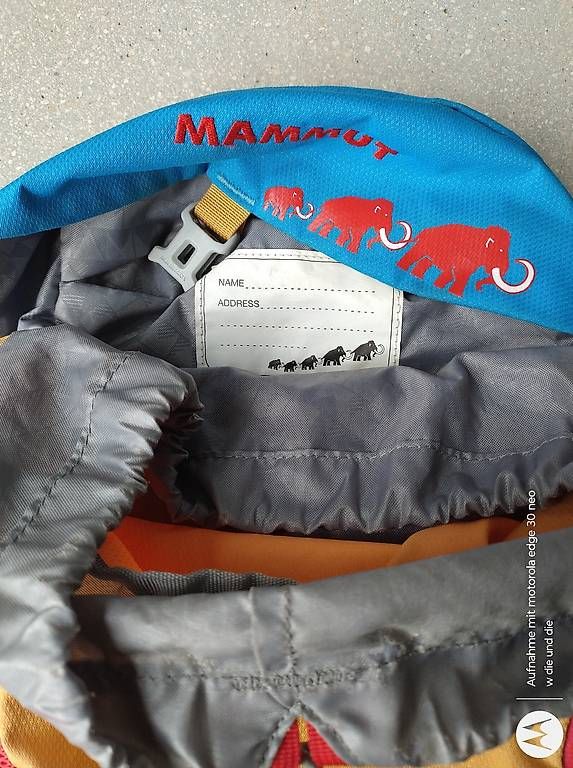 Mammut Borse & Zaini: Mammut Kinderrucksack – Usato da Bern venduto da davenzin 2