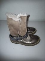 Süsse Mädchen Winterstiefel Gr. 28 Braun gefüttert Glitzer