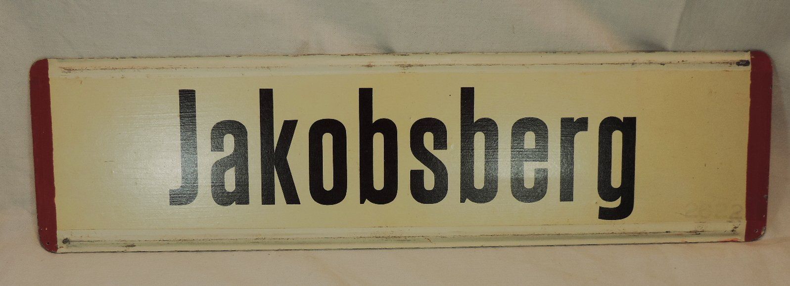 BVB Schilder: BVB Schild Jakobsberg Mustermesse-Bad. Bahnhof-Eglisee – Neu (gemäss Beschreibung) aus Duggingen von doogbua 1