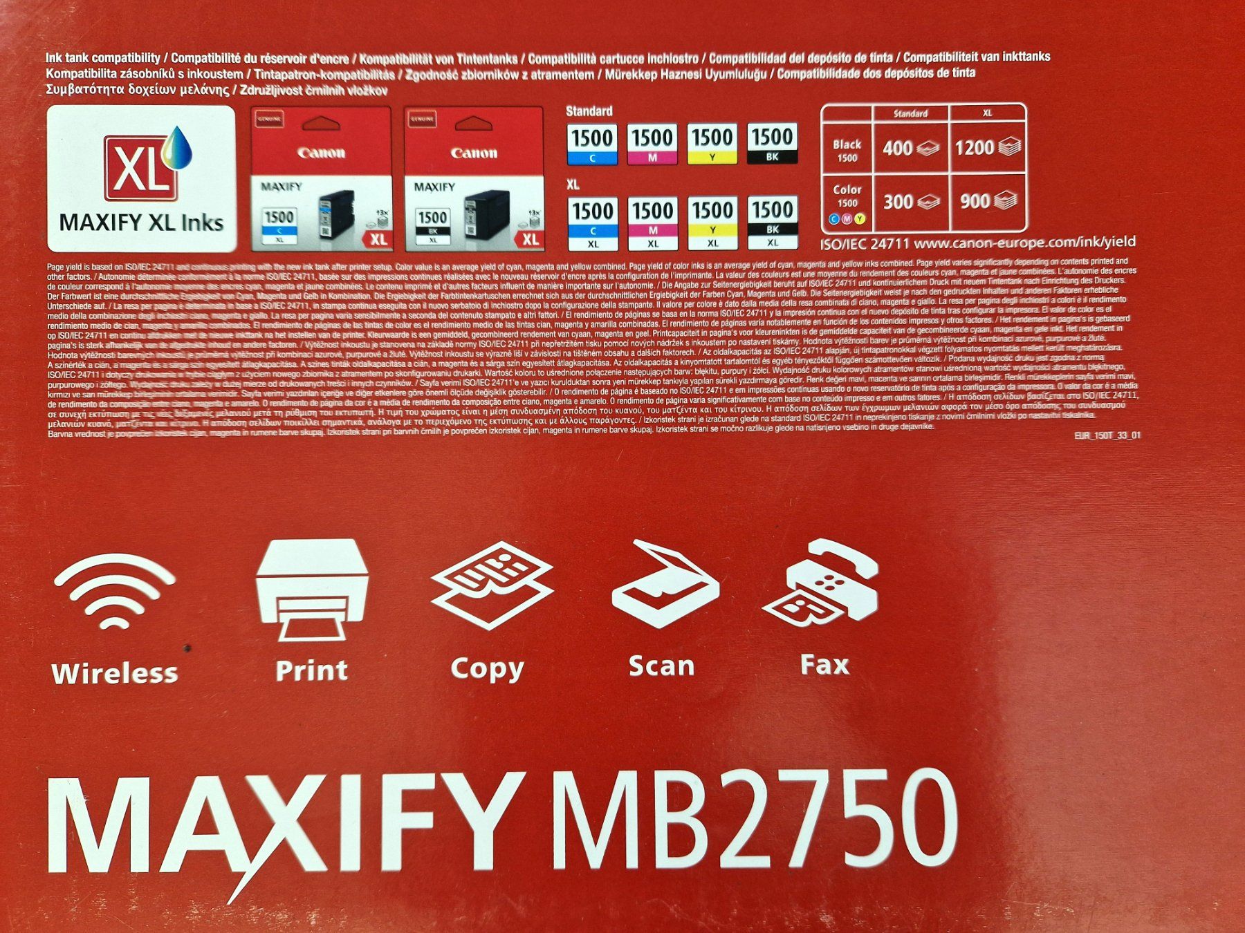 Canon Stampanti: Multifunktionsdrucker - Canon Maxify MB2750 – Nuovo (secondo la descrizione) da Basel venduto da Restwert_Basel 3
