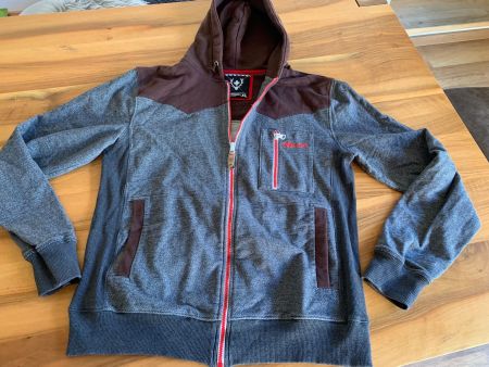 ALPRAUSCH lässsige Kapuzenjacke Grösse XL tolle Details