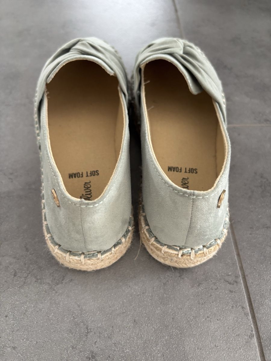 S.Oliver Damenschuhe: S.Oliver Damenschuhe Grösse 36 Espadrilles hellgrau gebrauch – Gebraucht aus Mühlau von martiniii 2