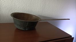 Messingpfanne für den Grill