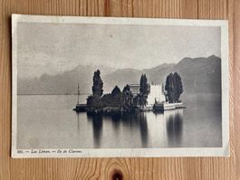 Ile de Clarens - Lac Léman - AK 1907