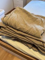 Musselin Bettwäsche 2x Kissen 65x100 & 2x Decke 160x210