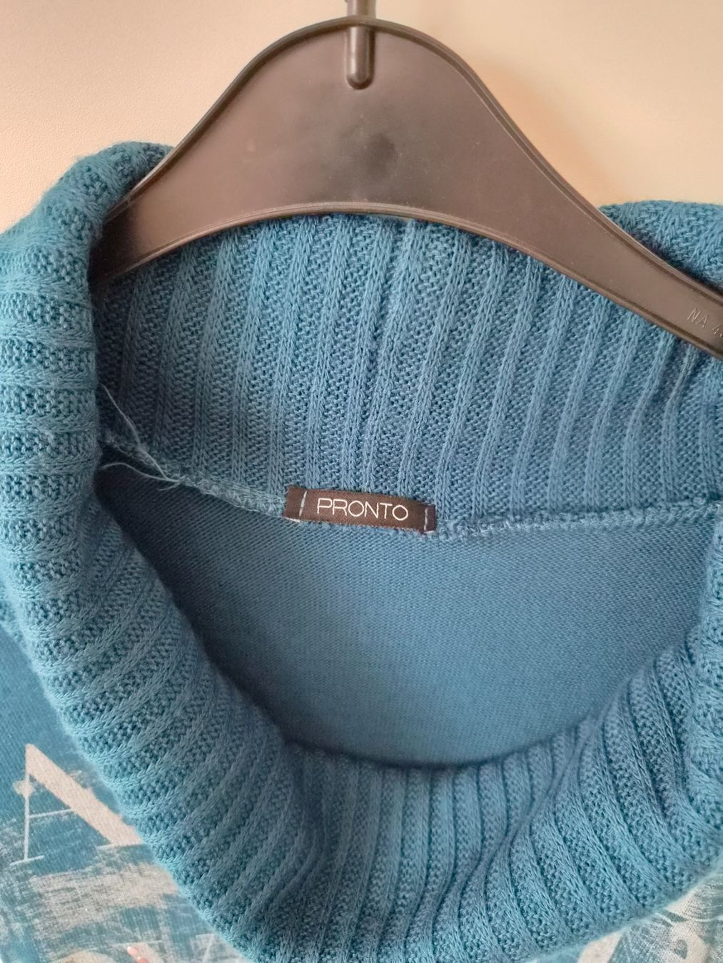 Pulls & Sweat-shirts: Long-Shirt petrol, Strick, Grösse S von Pronto – D'occasion à Niederrohrdorf par Miripfiri 1