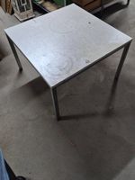 Tischgestell für Platte 80x80 cm Höhe ist 53 cm