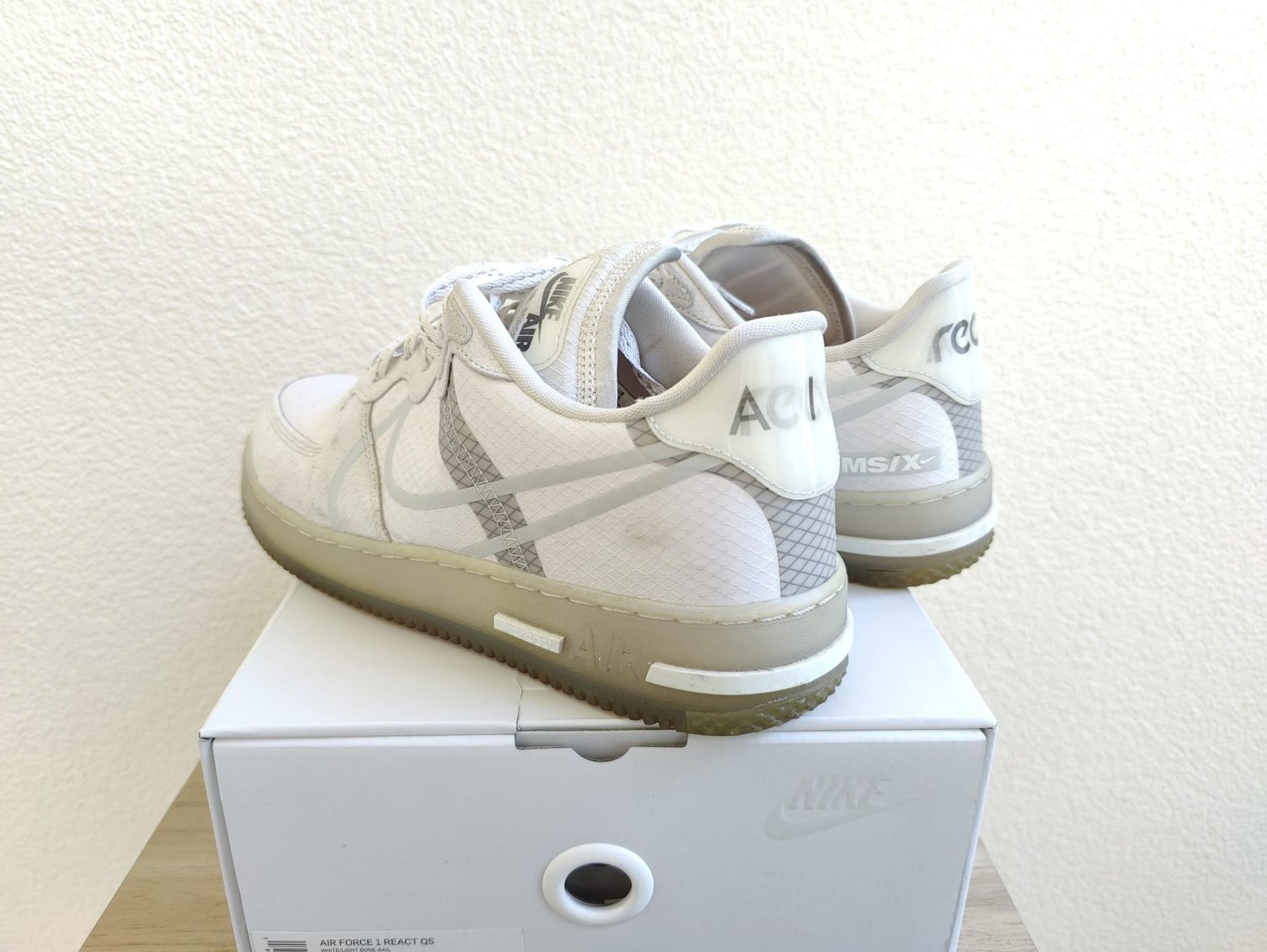 Nike Herrenschuhe: Nike Air Force 1 React QS, EU 43 – Gebraucht aus Rotkreuz von marclooo 2